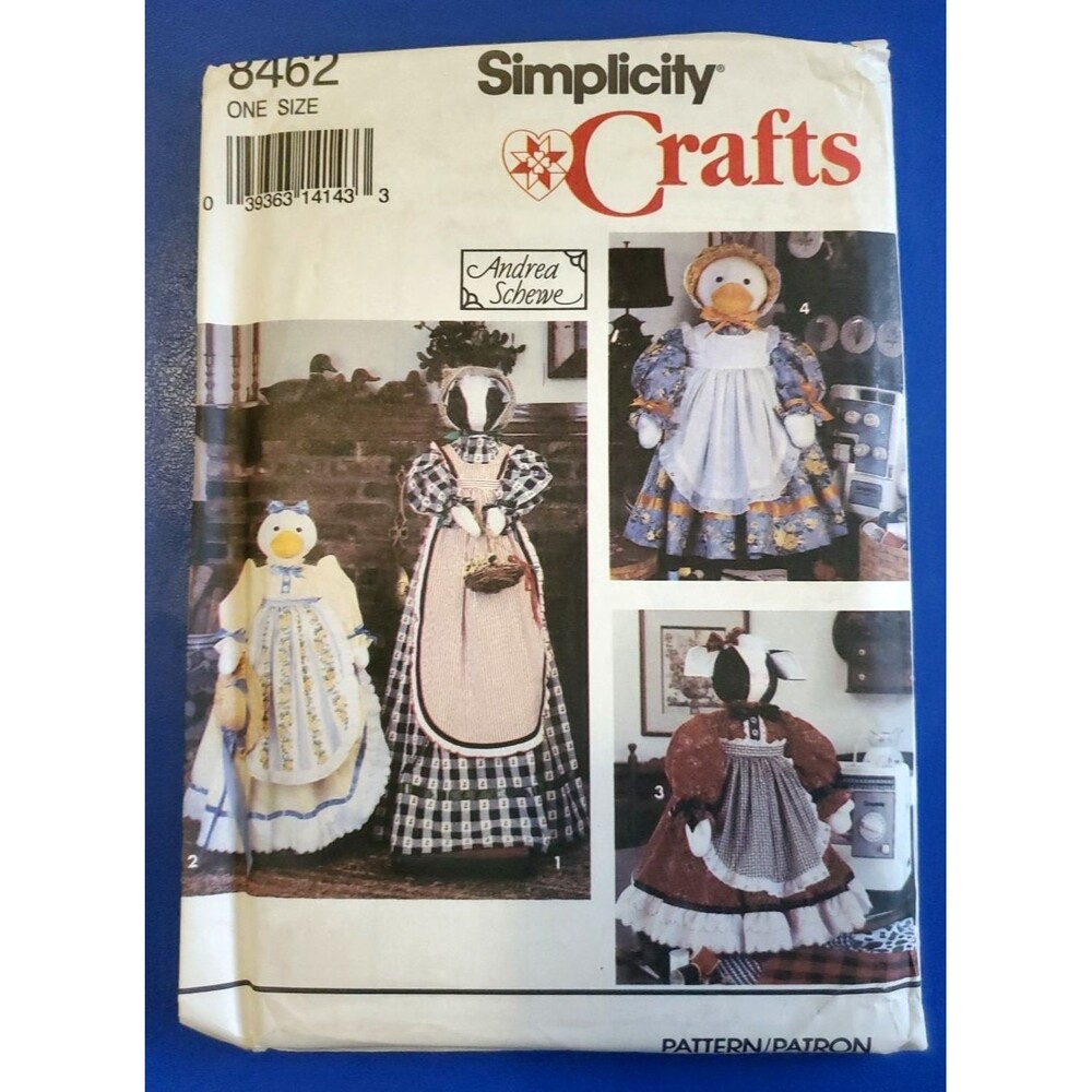 Vintage Simplicity Sewing Pattern 8462 Cow & Duck Vacuum/Sewing Machines Covers